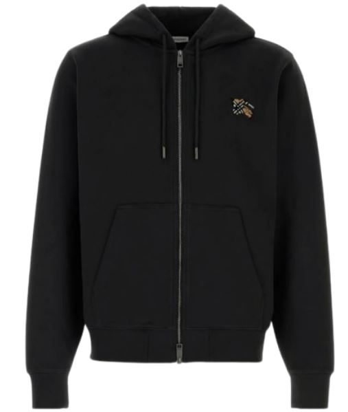 26FW 버버리 후드 티셔츠 8130195A1189 BLACK
