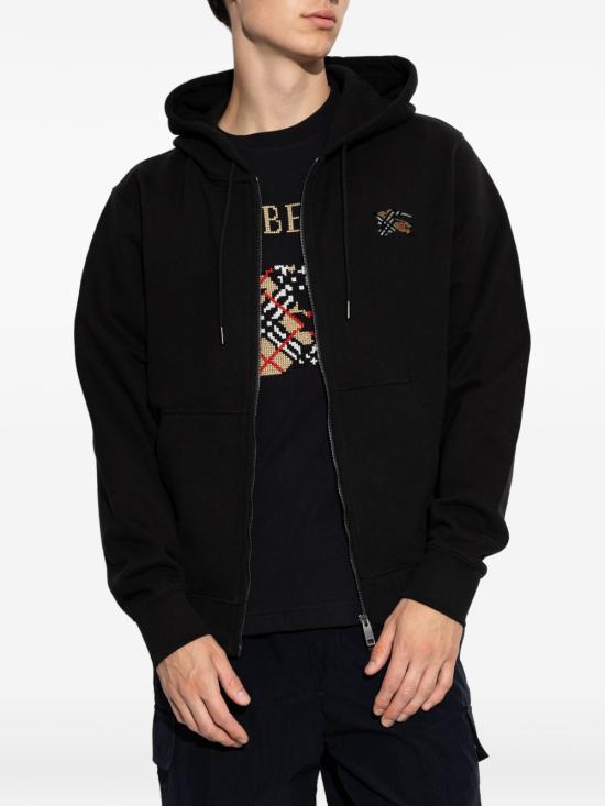 26FW 버버리 후드 티셔츠 8130195A1189 BLACK - BURBERRY