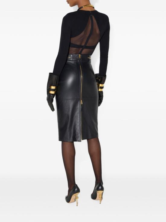 26FW 엘리자베타프랜치 바디수트 티셔츠 BO02666110 NERO - ELISABETTA FRANCHI