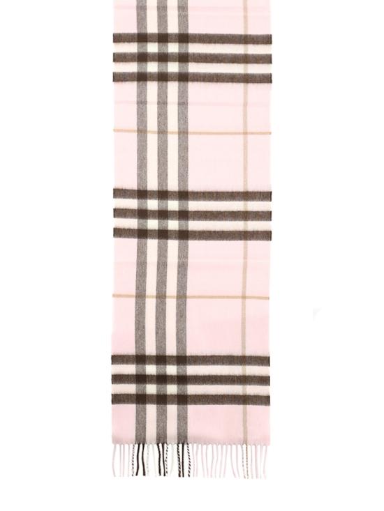 26FW 버버리 체크 캐시미어 스카프 8113947C2902 BOW PINK - BURBERRY
