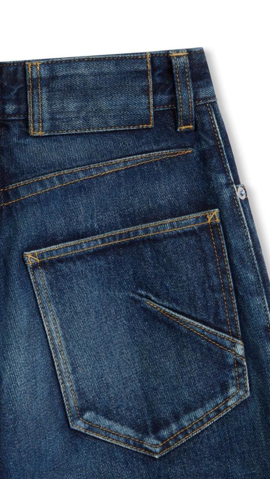26FW 알라이아 스트레이트 팬츠 AA9P1277D021C A24 BLUE - ALAIA