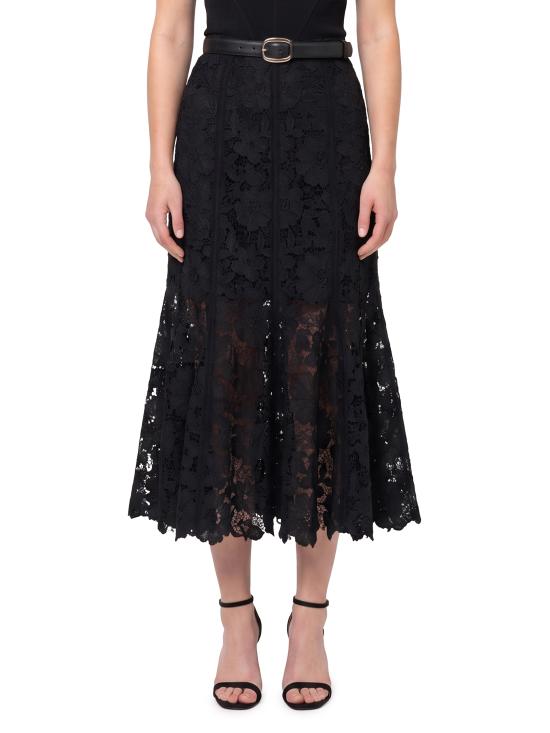 26FW 셀프 포트레이트 롱 스커트 AW26049MSK B BLACK