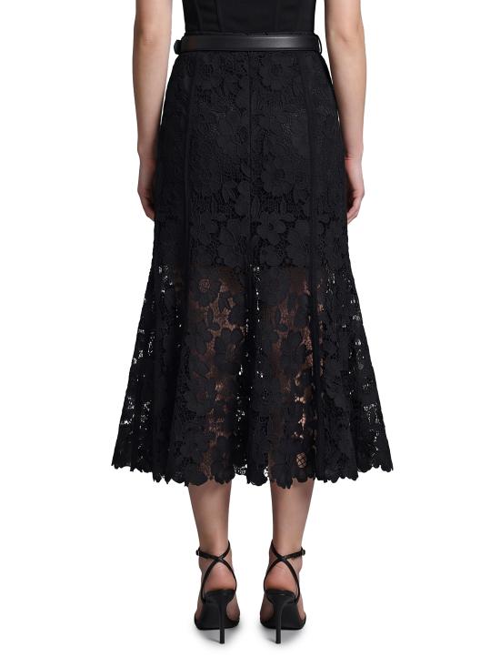 26FW 셀프 포트레이트 롱 스커트 AW26049MSK B BLACK - SELF PORTRAIT