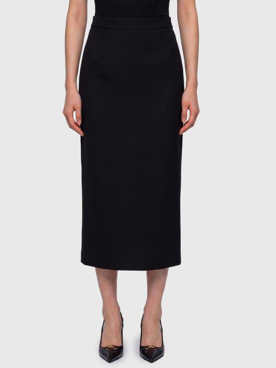 26FW 돌체앤가바나 롱 스커트 F4DEJTFUBCE N0000 BLACK