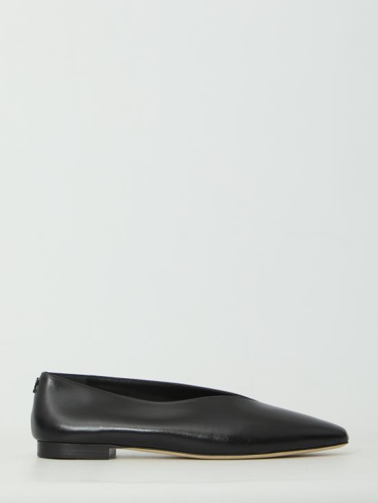 26FW 지미추 플랫 슈즈 MARGOTFLATGUV BLACK