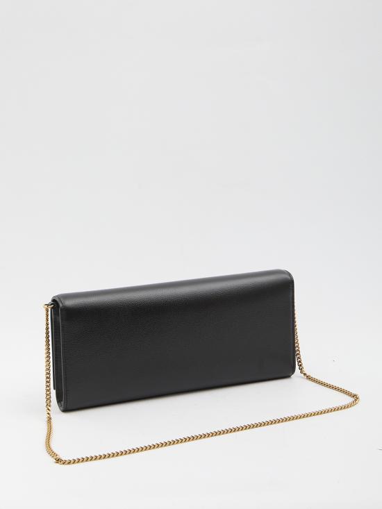 26FW 생로랑 케이트 클러치백 851921AAGBE 1000 BLACK - SAINT LAURENT