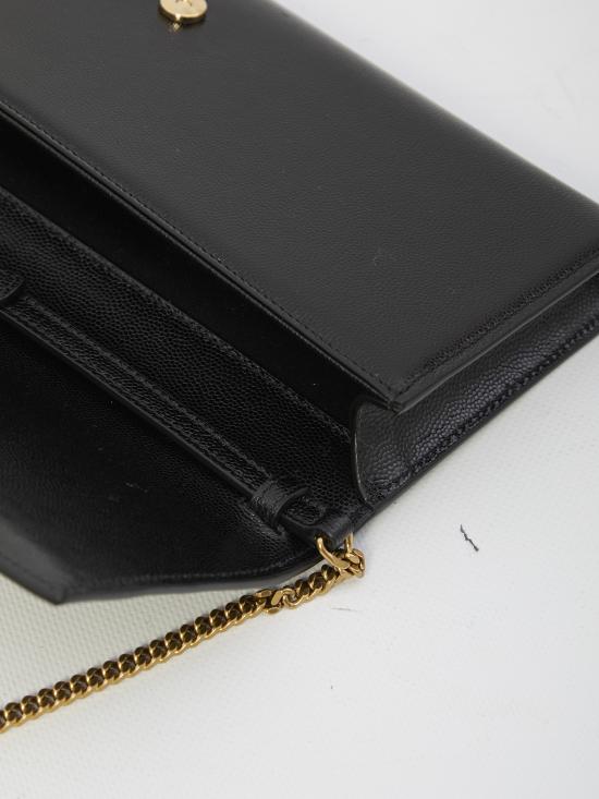 26FW 생로랑 케이트 클러치백 851921AAGBE 1000 BLACK - SAINT LAURENT