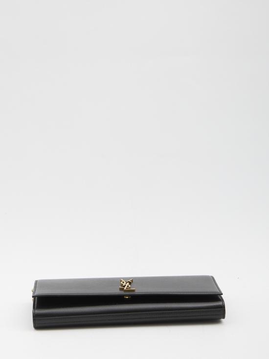 26FW 생로랑 케이트 클러치백 851921AAGBE 1000 BLACK - SAINT LAURENT