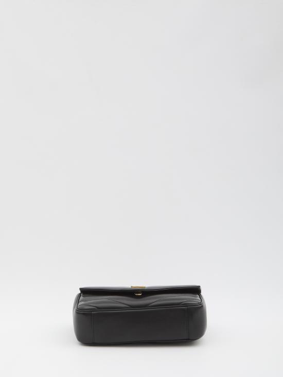 26FW 생로랑 루루 마틀라세 램스킨 스몰 숄더백 801437AAEAX 1000 BLACK - SAINT LAURENT