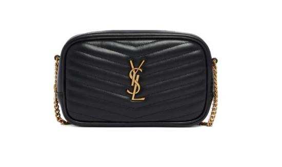26FW 생로랑 퀼티드 레더 루 미니백 748849DV707 1000 BLACK