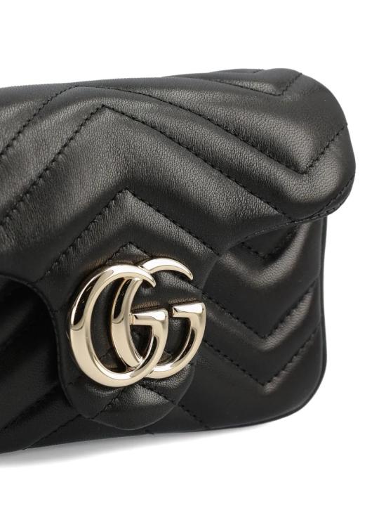 26FW 구찌 GG 마몽 미니 숄더백 841290AAFAX 1000 BLACK - GUCCI