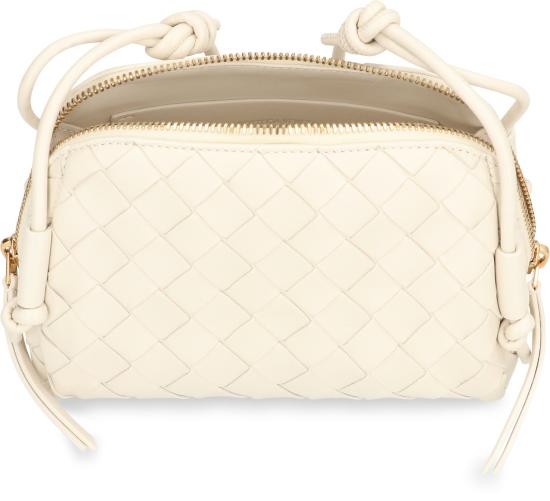 26FW 보테가베네타 인트레치아토 콘서트 파우치 794258VCPP1 9197 WHITE - BOTTEGA VENETA