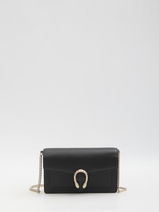 26FW 구찌 디오니소스 WOC 체인 월렛 백 837373AAEAO 1000 BLACK