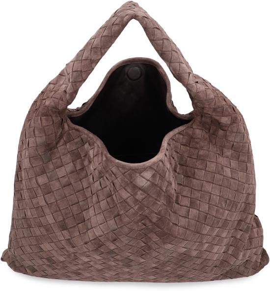 26FW 보테가베네타 라지 홉 백 763970V1QE3 2190 BROWN - BOTTEGA VENETA