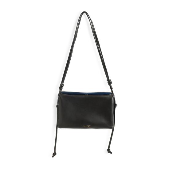 26FW 셀린느 트리오 플랩백 스무스 램스킨 10P862O86 38NO BLACK - CELINE