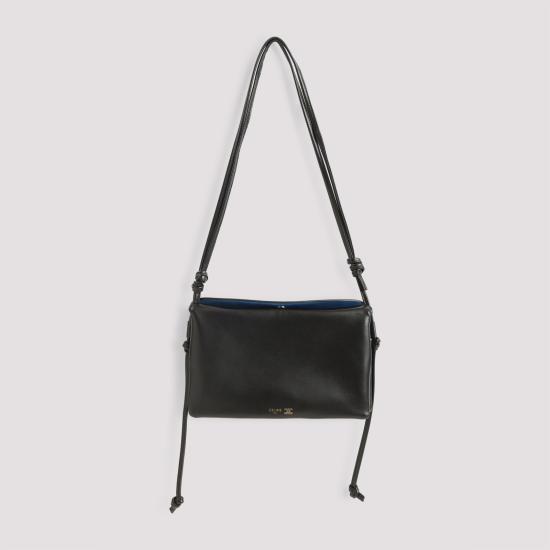 26FW 셀린느 트리오 플랩백 스무스 램스킨 10P862O86 38NO BLACK