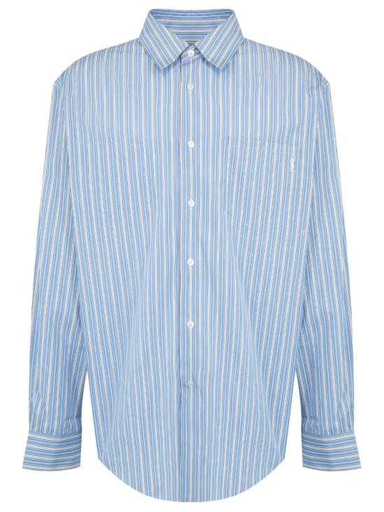 26FW 생로랑 긴팔 셔츠 A001QBY2O08 4272 BLUE