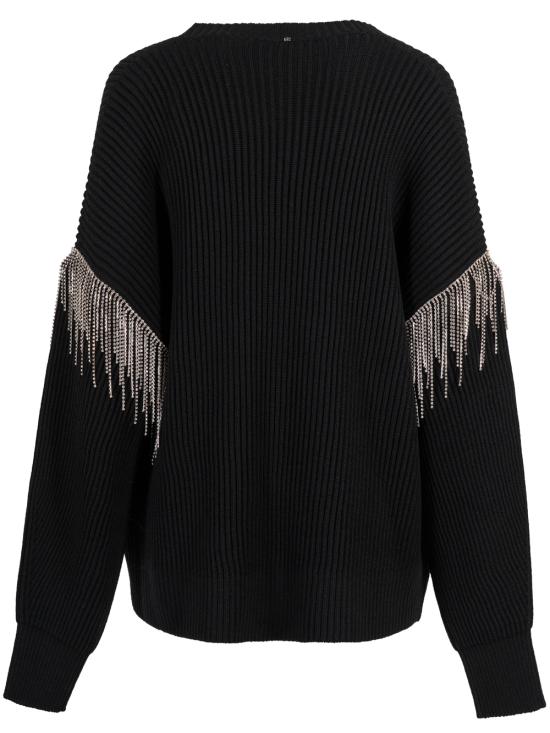 26FW 스포트막스 스웨터 SPXPAGINE 006 BLACK - SPORTMAX