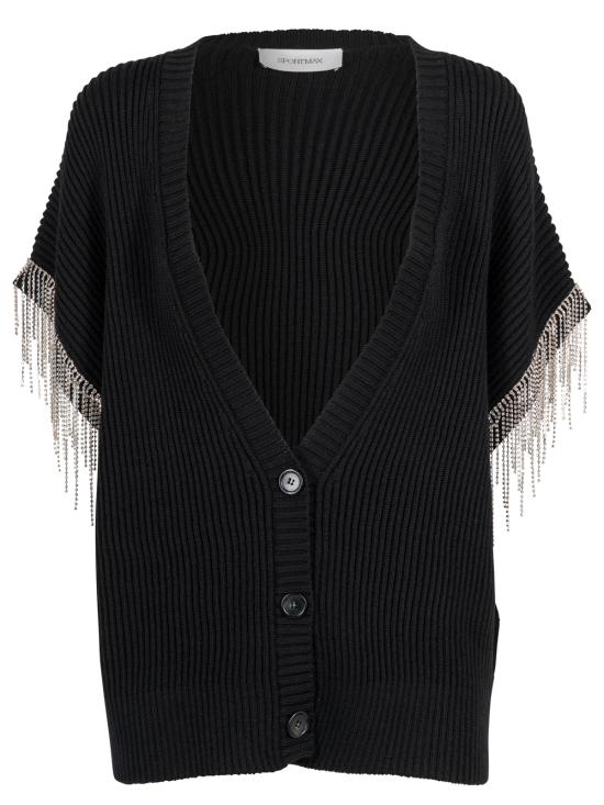 26FW 스포트막스 스웨터 SPXPAGINE 006 BLACK - SPORTMAX