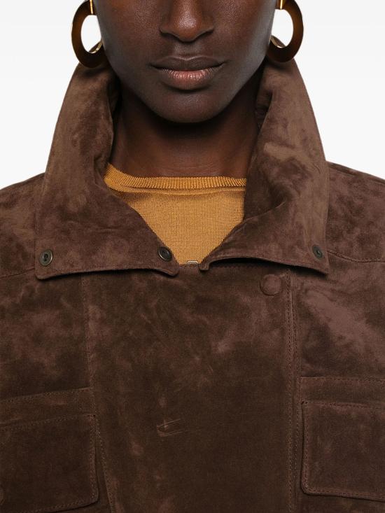 26FW 생로랑 자켓 785562YC2AY 2372 BROWN - SAINT LAURENT