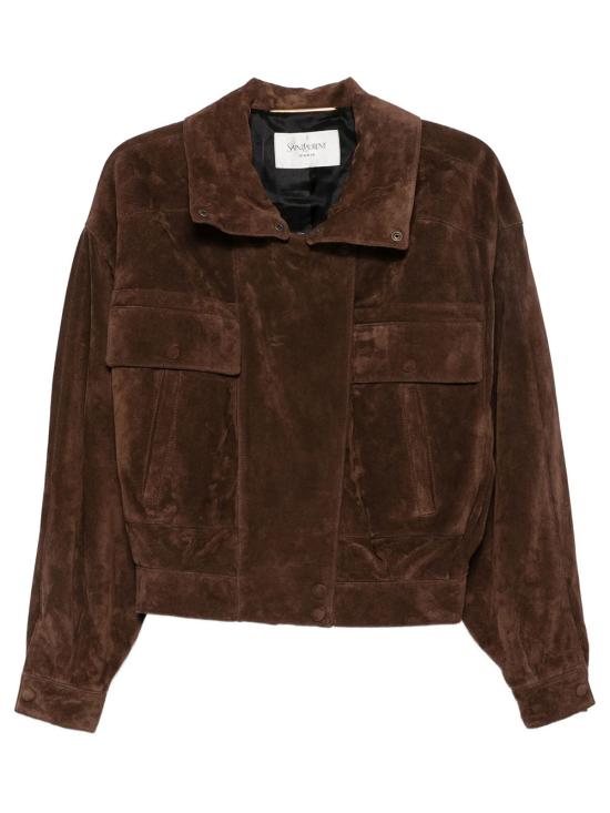 26FW 생로랑 자켓 785562YC2AY 2372 BROWN
