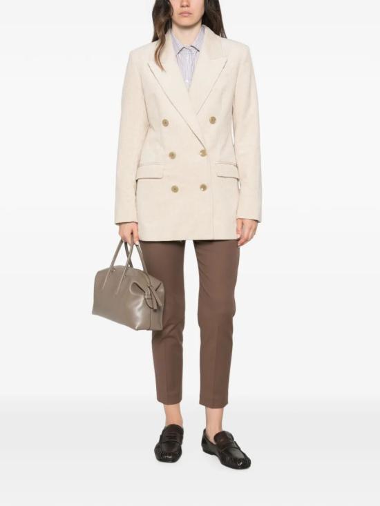 26FW 브루넬로 쿠치넬리 스트레이트 팬츠 MA126P8703 C9812 BROWN - BRUNELLO CUCINELLI