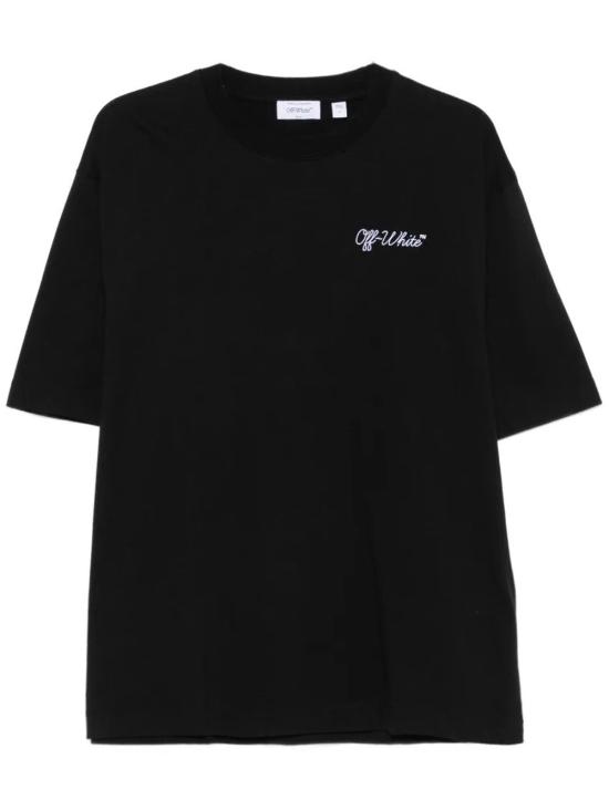26FW 오프화이트 반팔 티셔츠 OMAA120F26JER00510 001 BLACK
