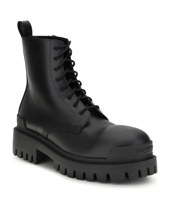 26FW 발렌시아가 스트라이크 집 레더 부츠 844967WA960 1000 BLACK - BALENCIAGA