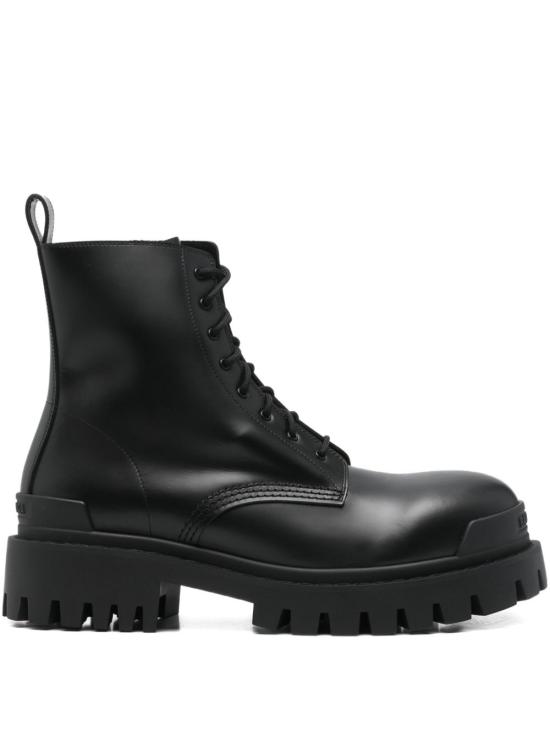 26FW 발렌시아가 스트라이크 집 레더 부츠 844967WA960 1000 BLACK - BALENCIAGA