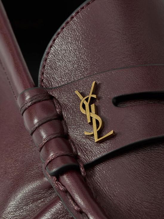 26FW 생로랑 로퍼 A002CJAAGXG 6110 RED - SAINT LAURENT