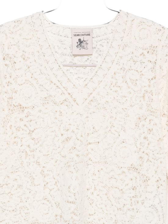 26FW 세미쿠튀르 스웨터 S6WC81E641 WHITE - SEMI-COUTURE