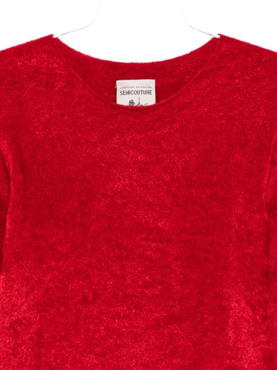 26FW 세미쿠튀르 스웨터 S6WB01D082 RED - SEMI-COUTURE