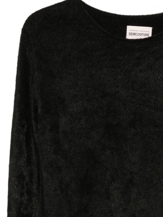 26FW 세미쿠튀르 스웨터 S6WB01Y690 BLACK - SEMI-COUTURE
