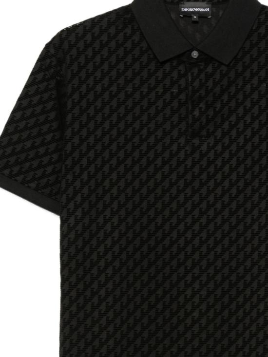 26FW 엠포리오 아르마니 반팔 티셔츠 EM007339AF10017FC375 BLACK - EMPORIO ARMANI