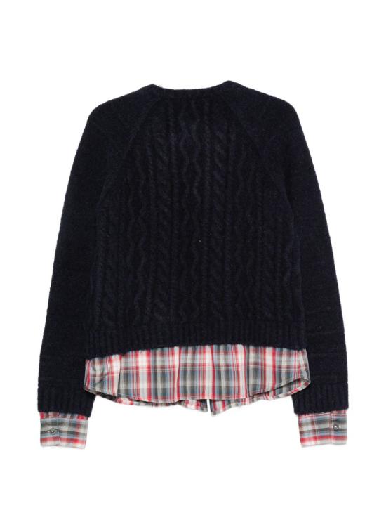 26FW 세미쿠튀르 스웨터 Y6WF01K68CK NAVY - SEMI-COUTURE