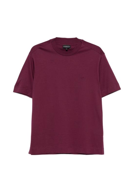 26FW 엠포리오 아르마니 반팔 티셔츠 EM006779AF28078UA263 BORDEAUX