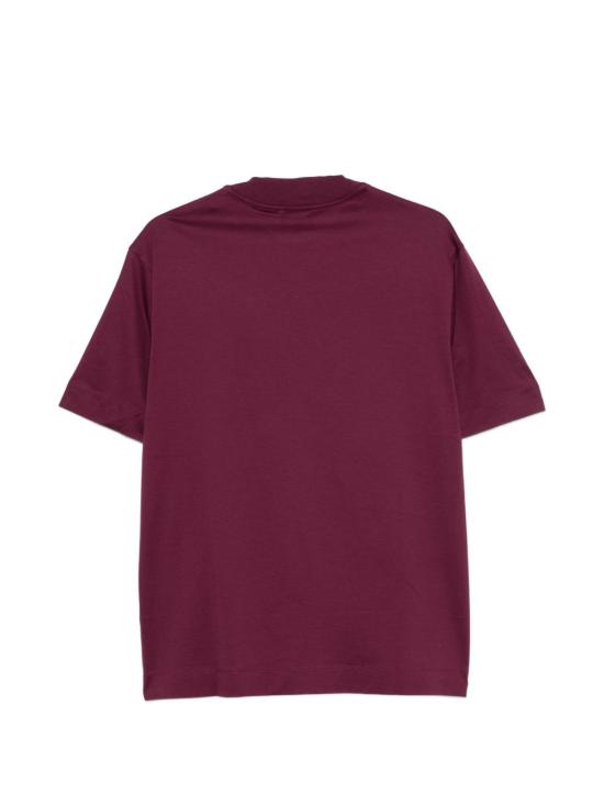 26FW 엠포리오 아르마니 반팔 티셔츠 EM006779AF28078UA263 BORDEAUX - EMPORIO ARMANI
