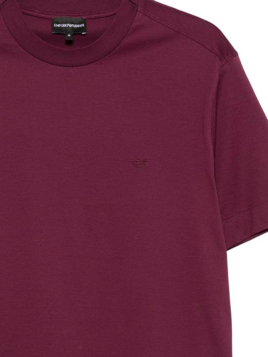26FW 엠포리오 아르마니 반팔 티셔츠 EM006779AF28078UA263 BORDEAUX - EMPORIO ARMANI