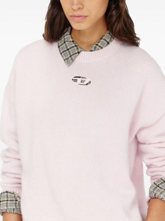 26FW 디젤 스웨터 A208340TKCZ31J PINK - DIESEL