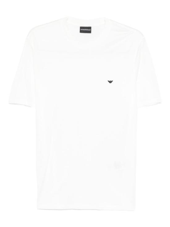 26FW 엠포리오 아르마니 반팔 티셔츠 EM004592AF13747U0003 WHITE