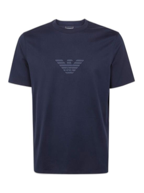 26FW 엠포리오 아르마니 반팔 티셔츠 EM004583AF13669MB561 NAVY - EMPORIO ARMANI