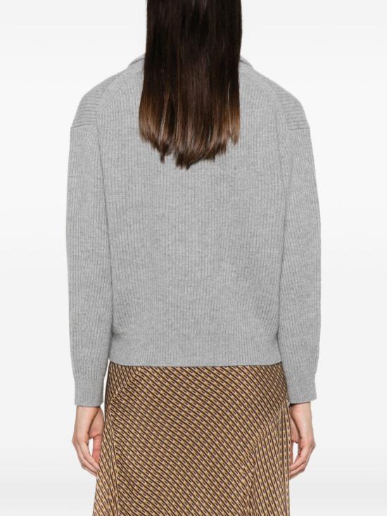 26FW 포르테포르테 스웨터 15142MYKNITCALCEDONIO GREY - FORTE FORTE