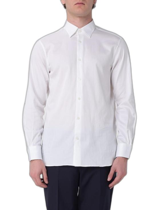 26FW 엠포리오 아르마니 긴팔 셔츠 EM005123AF23800U0002 WHITE