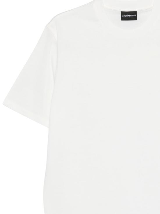26FW 엠포리오 아르마니 반팔 티셔츠 EM004593AF10762F0201 WHITE - EMPORIO ARMANI