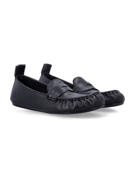 26FW 아크네 스튜디오 레더 페니 로퍼 레더 페니 로퍼 AD0853900 BLACK - ACNE STUDIOS