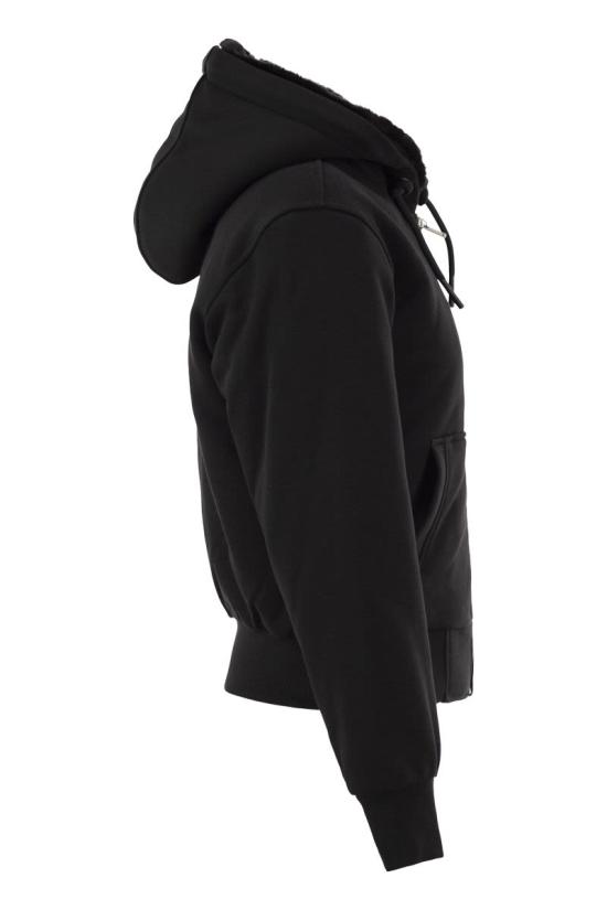 26FW 무스너클 후드 티셔츠 M36LS636 313 BLACK - MOOSE KNUCKLES