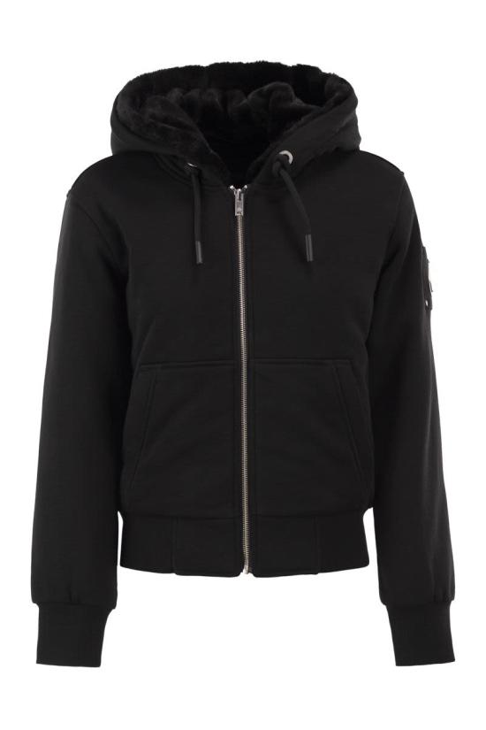 26FW 무스너클 후드 티셔츠 M36LS636 313 BLACK