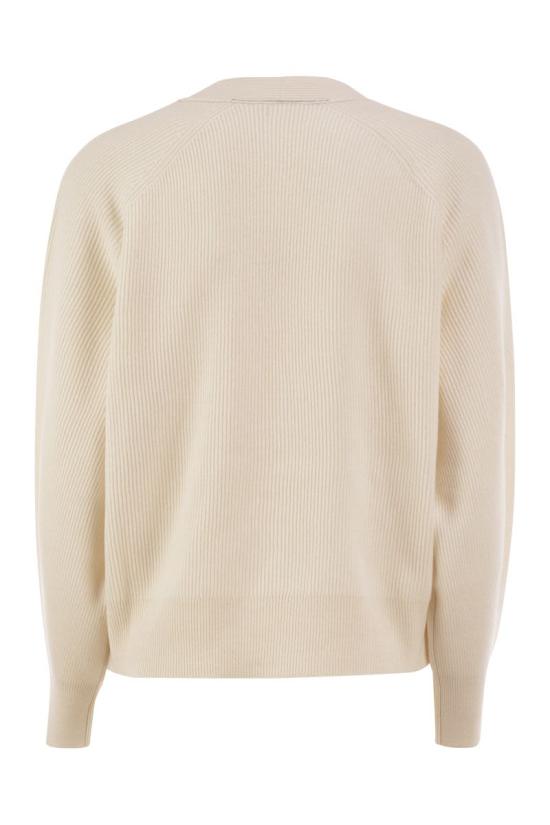 26FW 브루넬로 쿠치넬리 스웨터 M12175406 C2832 CREAM - BRUNELLO CUCINELLI