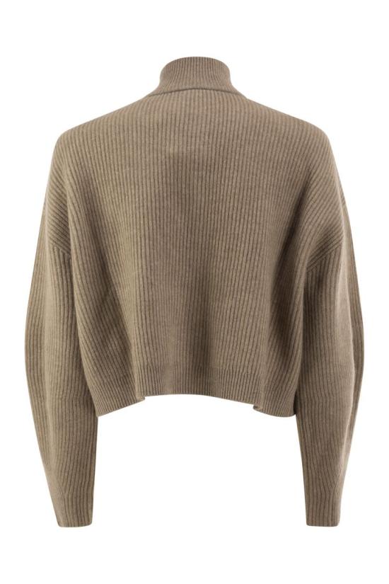 26FW 브루넬로 쿠치넬리 스웨터 M12750806 C077 LIGHT BROWN - BRUNELLO CUCINELLI