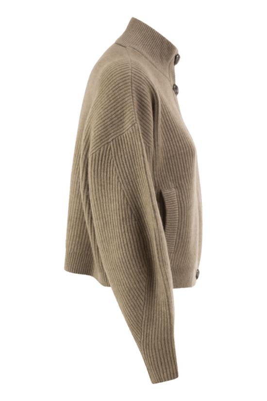 26FW 브루넬로 쿠치넬리 스웨터 M12750806 C077 LIGHT BROWN - BRUNELLO CUCINELLI